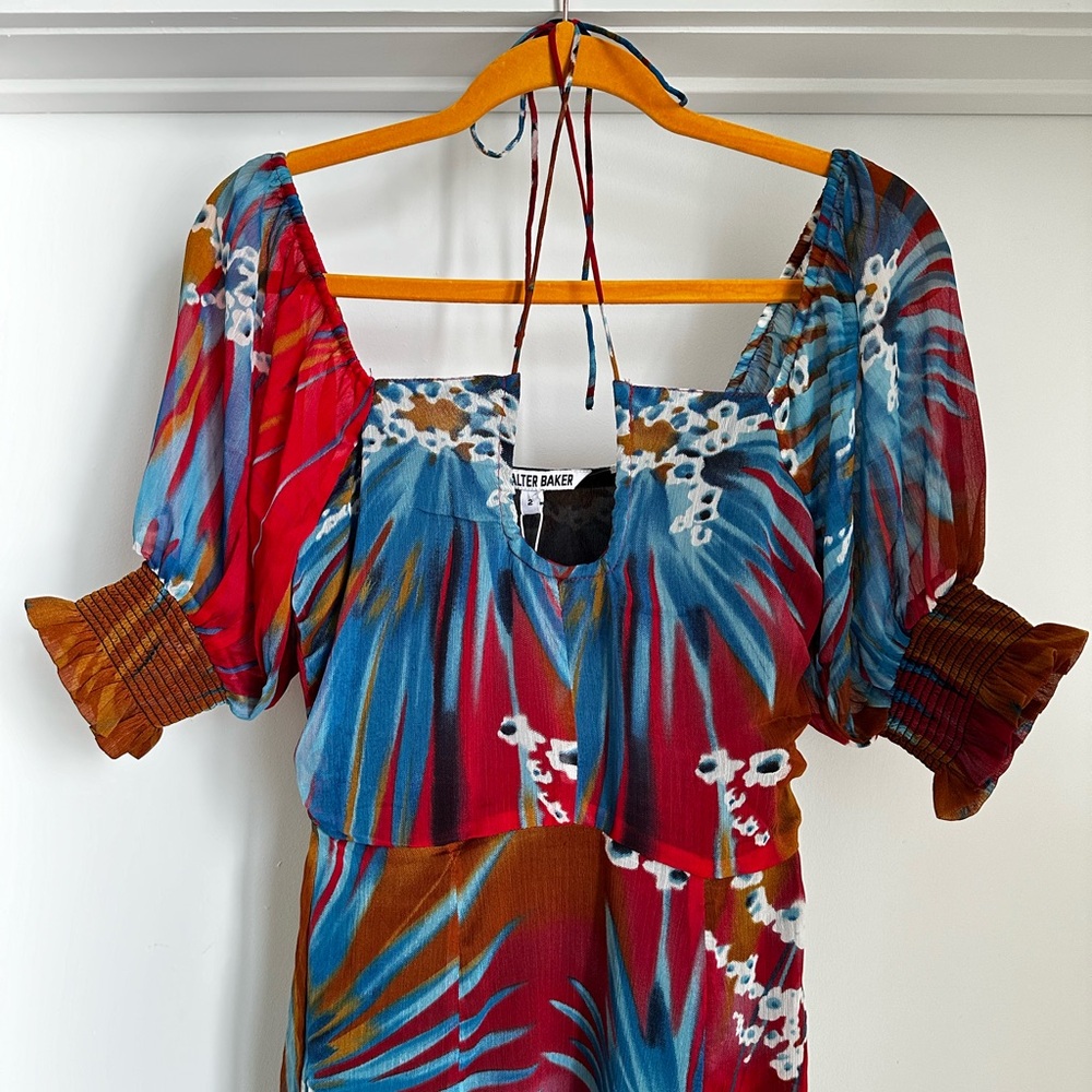 Walter Baker Danielle Dress in Rio Palm - Picture 6 of 9